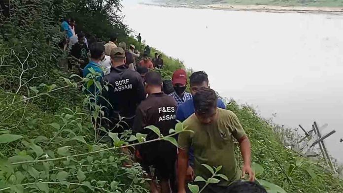 Youth dead body found in River Barak after two days of missing from Silchar