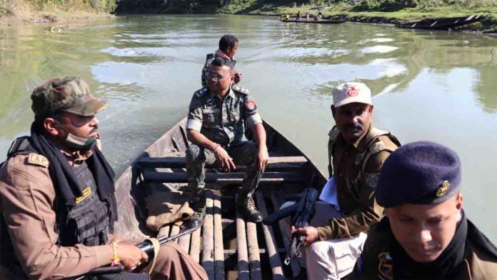 Cachar Police Conducts Special River Patrol to Thwart Illegal Activities