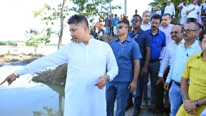 Minister Pijush Hazarika Inspects Flood-Hit Barak Valley