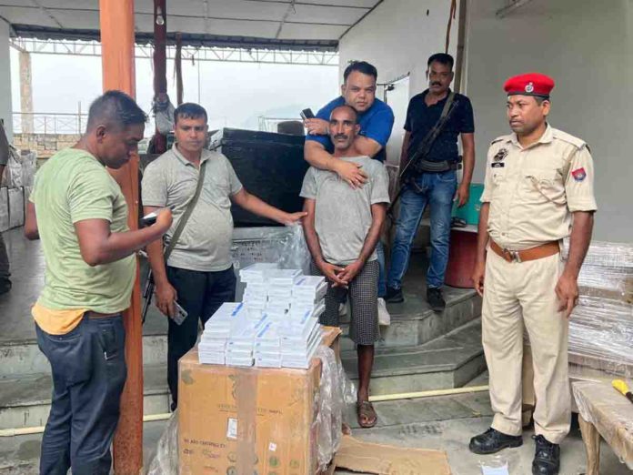 STF Seizes 22,000 Cigarette Boxes in Guwahati; Four Arrested