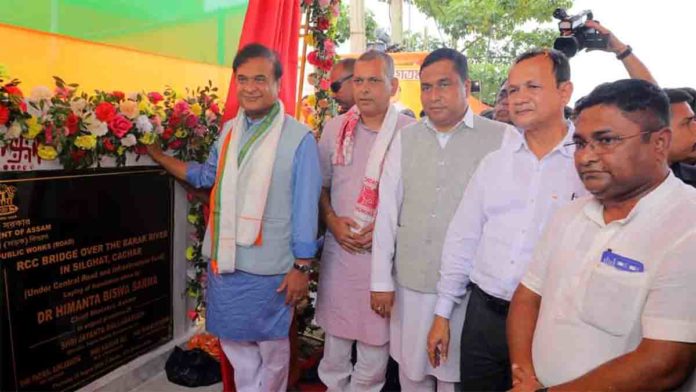 Foundation Stone Laid for Silghat Bridge Over Barak River