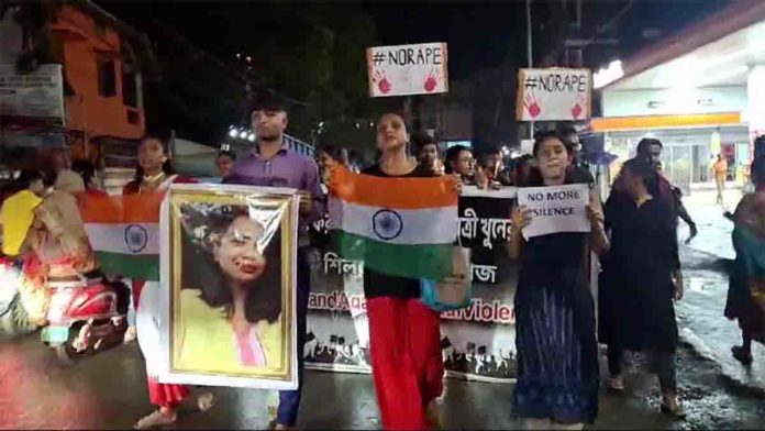 Kolkata Rape-Murder Case Sparks Silchar Students Protest