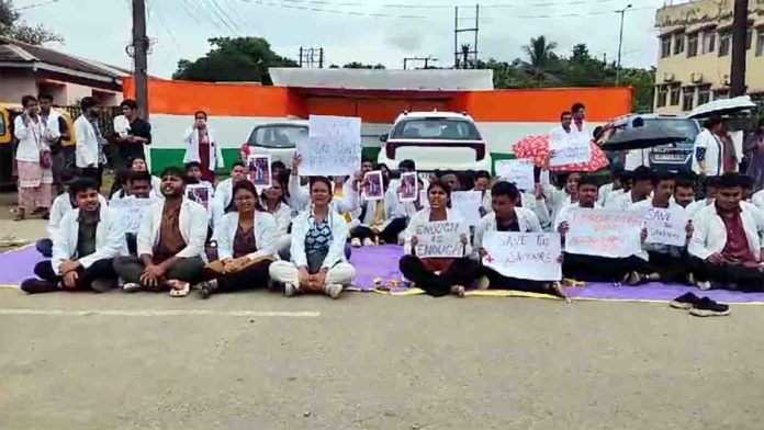 Silchar Protests RG Kar Rape-Murder Case, Services Halt