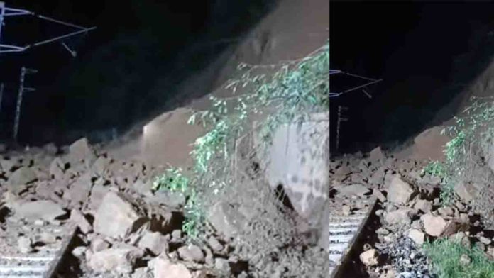 Landslide Between Mupa and Dihakhu Halts Trains Again