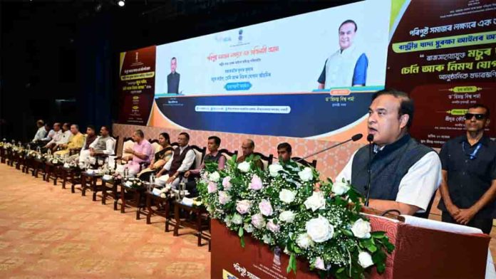 ₹100 for Essentials CM Sarma Launches Sweeping Food Security Scheme for 2.45 Crore Assamese